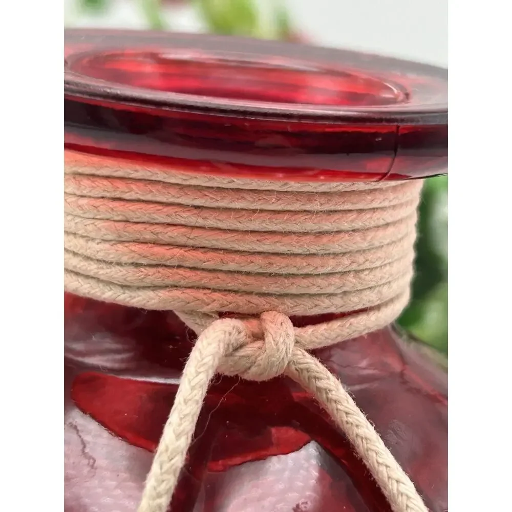 Pier One Vintage Bud Vase. Red Small Size